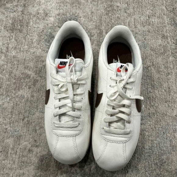 Nike Other - Nike White and Brown Sneakers for Everyday Style